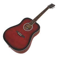 Pabrik IRIN Grosir Gitar Akustik Kayu Klasik 41 Inch Merah Biru