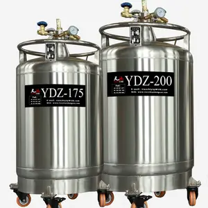 cryogenic technology cryo dewar YDZ100 Liquid Nitrogen transfer Fill dewar for New energy research institute