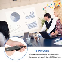 Mini PC W5 PRO Z8350 de Cuatro Núcleos, DDR3 2GB RAM, 32GB EMMC, Nuevo Windows 10 para Uso Empresarial, Gráficos HD Integrados, Compatible con OEM, 2-5W