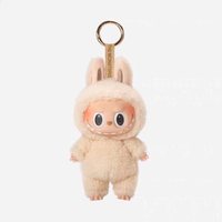 En stock : Figurine en vinyle Labubu Bubble Mart, collection Macaron, poupée en peluche faite à la main avec des personnages de Frozen