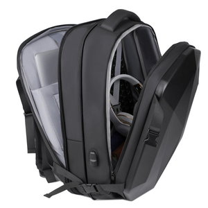 Sac à dos de moto pour homme en gros, coque rigide, grande capacité, doublure en nylon PVC, imperméable, sac à casque de moto - Product Image 2