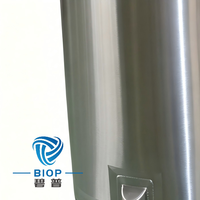 Cuve de stockage industrielle amovible en acier au carbone/inox pour poudres et granulés, avec trémie, télécommandée