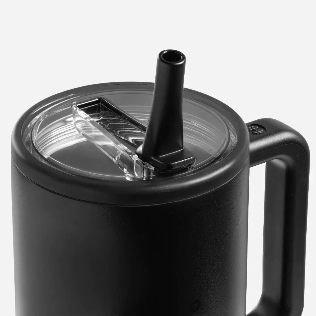 Amz Hot Selling Wholesale Custom Logo Outdoor Beer Mug 40oz Stainless Steel Tumbler With Handle And Straw Coffee Mug
