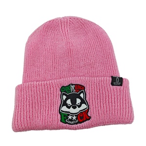 Eco Friendly Sustainable Materials Recycled RPET Acrylic Customized Beanie Winter <b>Warm</b> Skull Cuff Ribbed Gorras Knitted <b>Hats</b> - Product Image 6