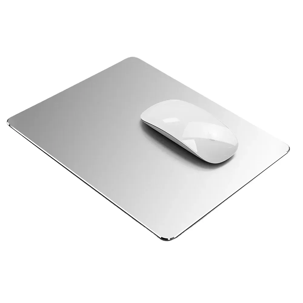 2023 Newest Thin Hard Mouse Mat Double Sided Waterproof Fast And Accurate Control Aluminum Metal Mouse Pad