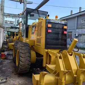 Máquina de movimiento de tierras usada Caterpillar 140H 140G 140K de alta rentabilidad, niveladora de ruedas de construcción japonesa a la venta - Product Image 6