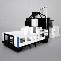 Centre d'usinage CNC à portique robuste BT50 pour le perçage et le fraisage de grands moules en acier et de pièces mécaniques