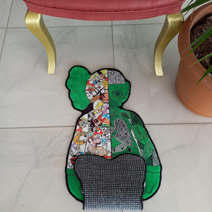 Tappeto Artistico Antiscivolo Ispirato allo Streetwear Trendy per Camera da Letto e Arredamento Urbano Hip Hop - Product Image 2