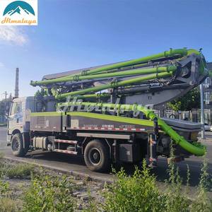 Digunakan 2022 Zoomlion FAW 30m 36m 37m 38m Putzmeister Mini Diesel bertenaga tangan kedua ponsel beton Boom pompa truk untuk dijual - Product Image 3