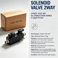 Vanne solénoïde 2 voies CA003-1023-001 pour imprimante jet d'encre CI580/CI1000 SERIES C