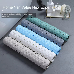 Tapis de bain en PVC imperméable avec ventouses antidérapantes pour douche et baignoire - Product Image 3