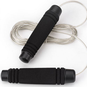 เชือกกระโดดปรับความเร็วได้ รา<span class=keywords><strong>คา</strong></span>โรงงาน พร้อมลูกปืน สายเหล็ก สำหรับออกกำลังกายที่บ้าน - Product Image 4