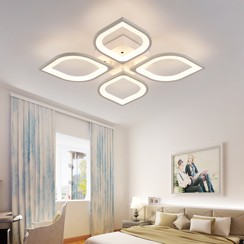 Residential Pop Indoor Flush Mounted Dimmable Nordic Decorative Acrylic Kitchen Living Room Bedroom Ceiling Led Light Modern · image 2