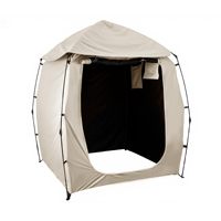 Tente de Douche et Toilettes Automatique Occultante Totale en Polyester Oxford Double Couche pour l'Intimité, Une Chambre, Trois Saisons, Extérieur