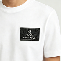Étiquettes personnalisées en cuir véritable, écologiques, sérigraphiées pour vêtements et sacs, à coudre, vente en gros, OEM, faible MOQ