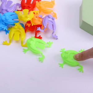 Jincan - Rana Saltarina de Plástico, Mini Rana Saltarina, Juguetes Antiestrés Interesantes Multicolores para Niños - Product Image 3