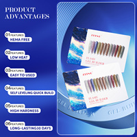 JTING Tpo Hema Free Flash Gel Builder Set 12 couleurs pour ongles, gel de construction Flash, vernis à ongles UV personnalisé OEM