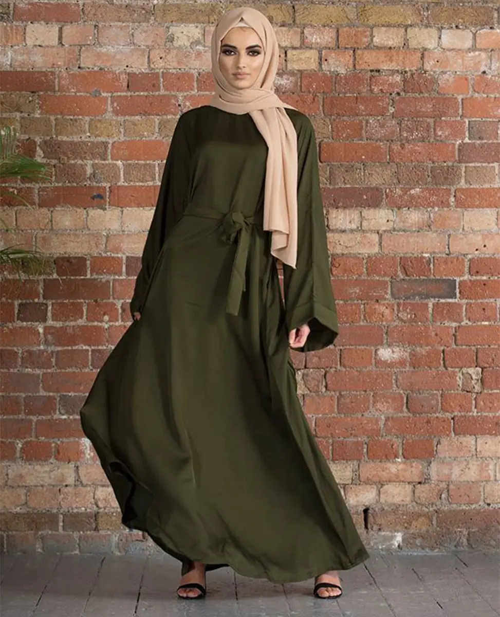 דובאי טורקיה מוסלמי אופנה חיג 'אב שמלת קפטן בגדים אסלאמיים אפריקאי מקסי שמלות לנשים שמלות Robe