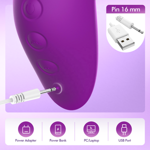 Vibratore <span class=keywords><strong>Rabbit</strong></span> Controllato da App con Texture Realistica, Stimolazione Duale del Punto G e del Clitoride per Donne - Product Image 6