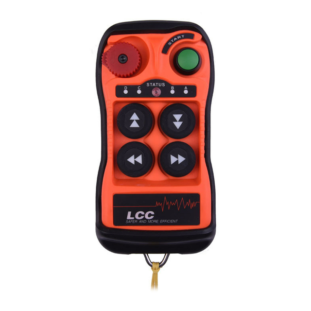 Hot Selling Q400 Q404 AC 24v-264V IP65 Bridge Crane with Metal Construction Single Dual-speed Industrial Wireless Remote Control