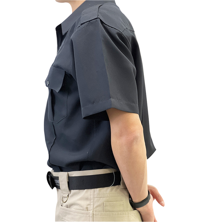 High Quality Custom Design Top Sell Uniform Workwear Black Security Uniforms Shirts