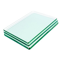 Verre trempé haute résistance directement de l'usine chinoise, épaisseur 5-12 mm, écologique et sûr, marque OEM/ODM, moderne pour salle de bain et cuisine