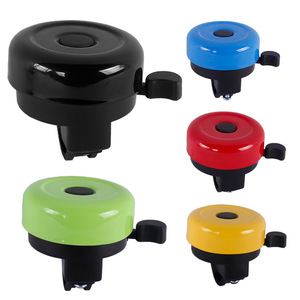 Campana de bicicleta extra ruidosa, esmaltada, negra, amarilla, azul, roja, verde, naranja, universal para bicicletas infantiles - Product Image 1