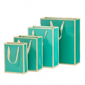 Bolsa de Papel Kraft Marrón para Compras, Regalos y Comida para Llevar, Ecológica, Reciclada, Blanca y Negra, 2026 - Product Image 4