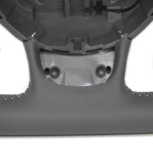 Volant en cuir perforé à fond plat, entièrement recouvert de cuir blanc, pour <span class=keywords><strong>Audi</strong></span> A4 B8 A3 8V A4 A5 A7 Q3 Q5 Q7 - Product Image 2