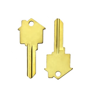 KW10 con forma <span class=keywords><strong>de</strong></span> Casa Flip clave en blanco <span class=keywords><strong>de</strong></span> <span class=keywords><strong>oro</strong></span> Color latón <span class=keywords><strong>llave</strong></span> en blanco <span class=keywords><strong>la</strong></span> <span class=keywords><strong>llave</strong></span> <span class=keywords><strong>de</strong></span> <span class=keywords><strong>la</strong></span> puerta para cerrajero - Product Image 1