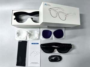 M89S Smart Translation <b>Glasses</b> 8MP Video Recording Dual <b>Camera</b> Voice Assistant Real-time Translation Hi-Fi Sound Type-C - Product Image 2