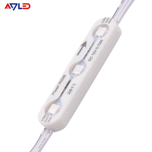 Module LED SMD 3 modules RGB RGBIC programmable flexible 12V pour enseignes publicitaires intérieures, 5050 0.72W IP68 WS2811 IC - Product Image 1