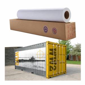 140 Gsm High Tack Quality Glossy Vinyl <b>Wrap</b> Car Sticker for Digital Printing Self Adhesive Vinyl - Product Image 1