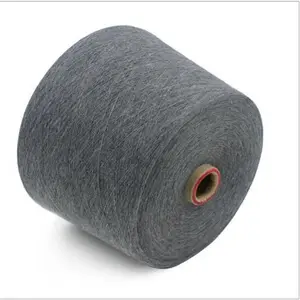 100% polyester spun dyed dope melange yarn 30s /1 for weaving and knitting