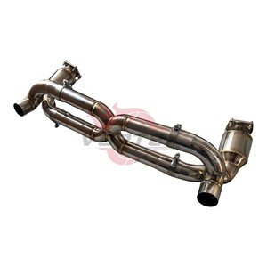 Sección Trasera de Escape de Acero Inoxidable Vortex Racing con Catalizador de Alto Flujo para Porsche 996 de Aspiración Natural, Piezas de Afinación de Sonido - Product Image 5