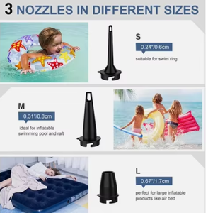 Bomba de Aire Recargable de 5200mAh, Bomba de Aire Inflable de 400L/min, Portátil, de Relleno Rápido, <span class=keywords><strong>para</strong></span> Inflar y Desinflar Camas de Aire, Flotadores de Piscina, <span class=keywords><strong>Bolsas</strong></span> de Almacenamiento <span class=keywords><strong>al</strong></span> Vacío - Product Image 6