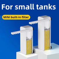 Filtre à eau submersible et pompe à oxygène pour petit aquarium 3-en-1 silencieux interne