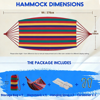 Hamac de camping portable Zoshine, design moderne, en toile, pliable, à prix réduit, idéal pour la plage