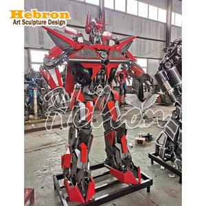 Sculpture Optimus Prime en métal, sculpture de robot en fer, sculpture <span class=keywords><strong>Transformers</strong></span>, sculpture de robot <span class=keywords><strong>Megatron</strong></span> - Product Image 2