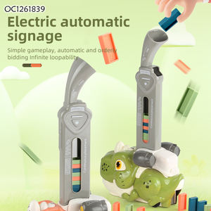 Jeu de Dominos Sensoriel Anti-Stress en Gros, <span class=keywords><strong>Mini</strong></span> Train Dinosaure <span class=keywords><strong>Électrique</strong></span> Interactif avec Lumières et Sons pour Enfants - Product Image 3