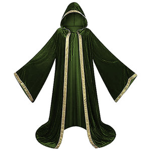 Capa de Cosplay de Halloween del Dios del Fúnebre, Estampado de 4 Colores, con Ribete de Terciopelo, Unisex para Adultos, Disponible en Fábrica - Product Image 4