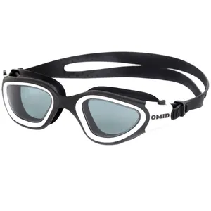 Gafas de entrenamiento de triatlón para adultos, protección UV 100%, sin fugas para natación en agua abierta