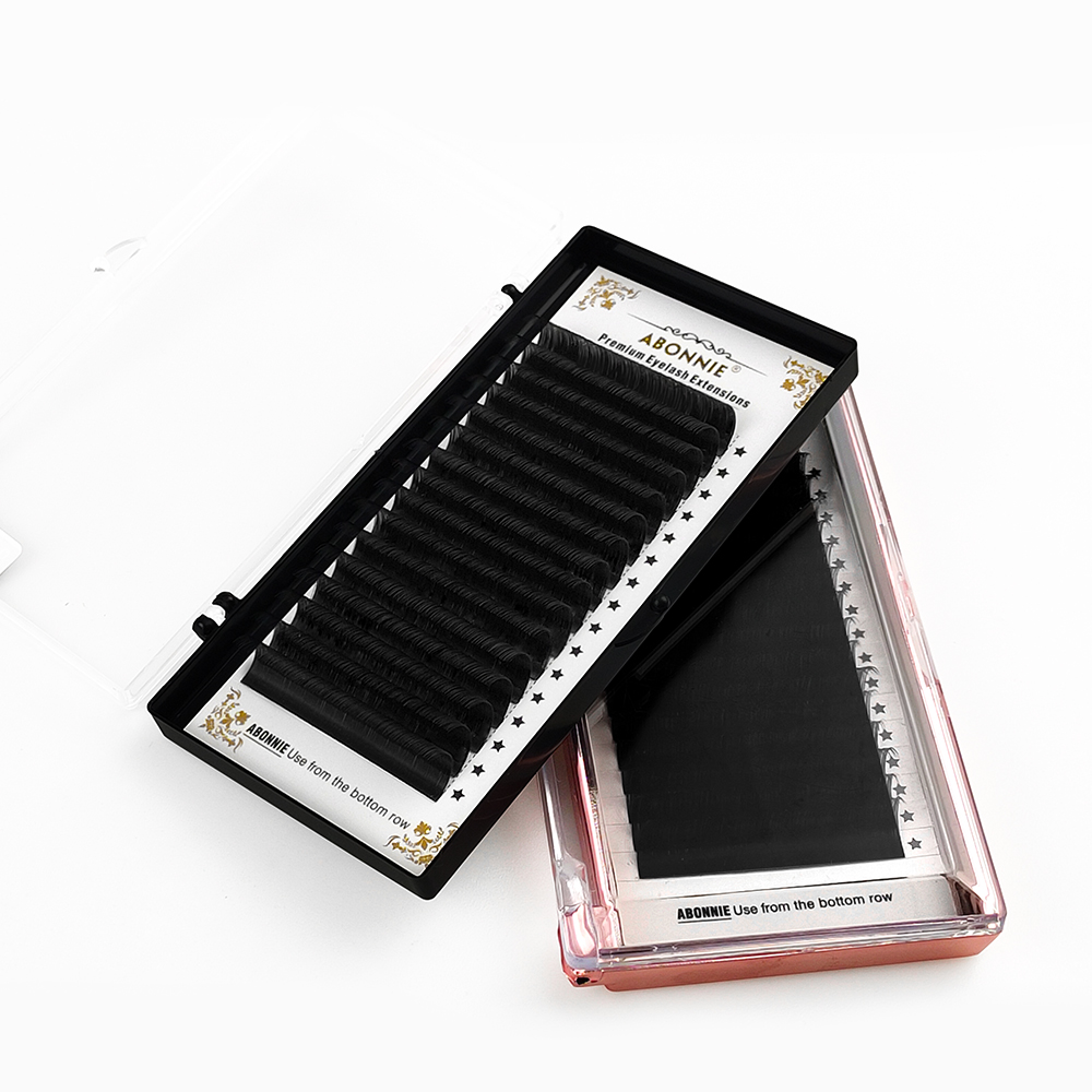 Abonnie 8-25 мм премиум наращивание ресниц Профессиональные Товары для наращивания ресниц lashextensions индивидуальная этикетка наращивание ресниц