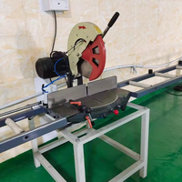 Scie à profil manuelle de haute précision avec table rotative pour la découpe à 45 et 90 degrés en aluminium