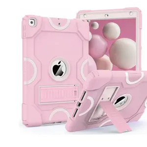 10.2 Inch Heavy Duty Rugged Tablet Case Cover With Hard Kickstand For IPad 9th Cases 2021 For Kids Women