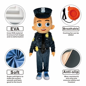 शेंगची कारखाने कस्टम उच्च गुणवत्ता वाले शुभंकर कार्टून चरित्र ब्रांड विज्ञापन प्रचार-प्लश मस्कट पोशाक - Product Image 2