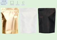 Sacs refermables en aluminium colorés, résistants à l'humidité, de qualité alimentaire, réutilisables, pour le stockage d'aliments pour animaux, de fruits secs, de noix, de bonbons et de gâteaux