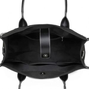 Water Resistant <b>Large</b> Reusable <b>Canvas</b> Tote <b>Bags</b> with PU Handles for Gift Shopping - Product Image 3