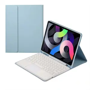 Чехлы для смарт-клавиатуры с подсветкой, чехлы для iPad Mini 4 5 7,9 ", сенсорная панель, беспроводная, тонкая