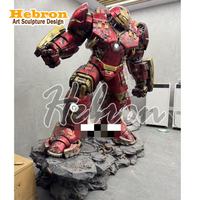 Statue personnalisée d'usine de personnage d'anime classique Iron Man 1 2 Mark44 Hulk Buster pour la décoration
